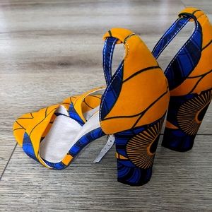 Beautiful African Print Heels